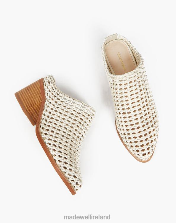 Footwear White 6266T2685 Madewell Intentionally Blank Caps Basket Mules Women