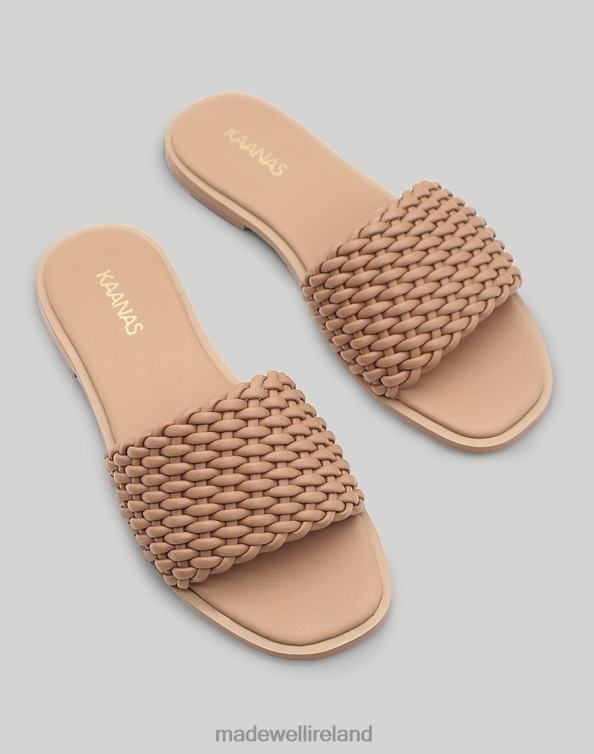Footwear Almond 6266T1702 Madewell KAANAS Avellana Basketweave Slide Women