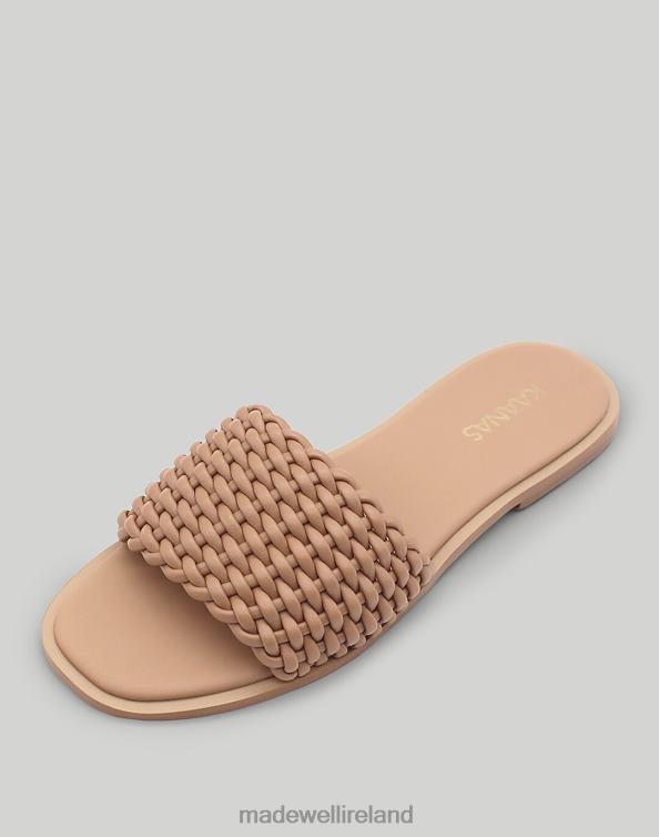 Footwear Almond 6266T1702 Madewell KAANAS Avellana Basketweave Slide Women
