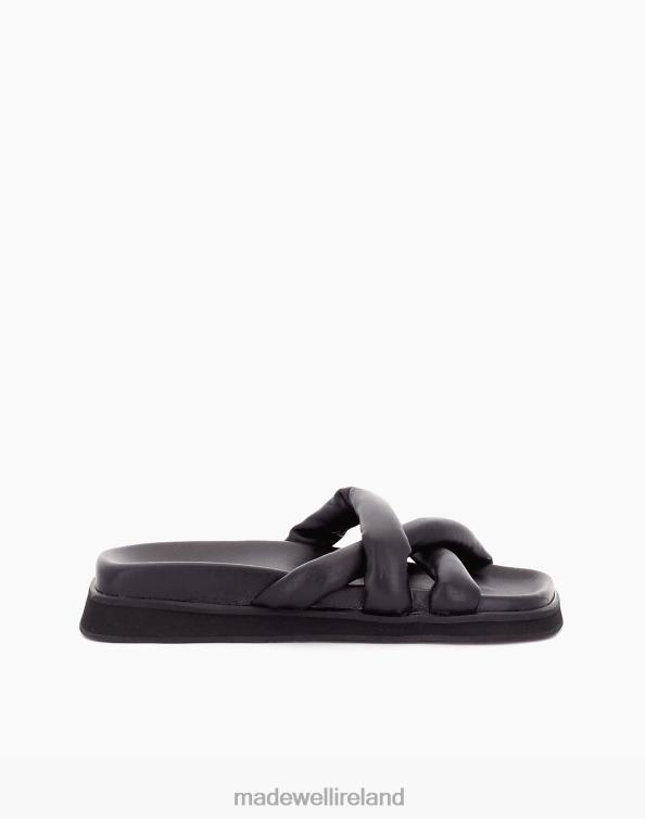 Footwear Black 6266T1211 Madewell ALOHAS Slip On Cross Sandal Women