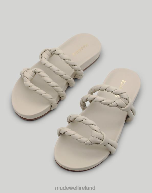 Footwear Black 6266T1713 Madewell KAANAS Cahuita Twisted Pool Slide Women