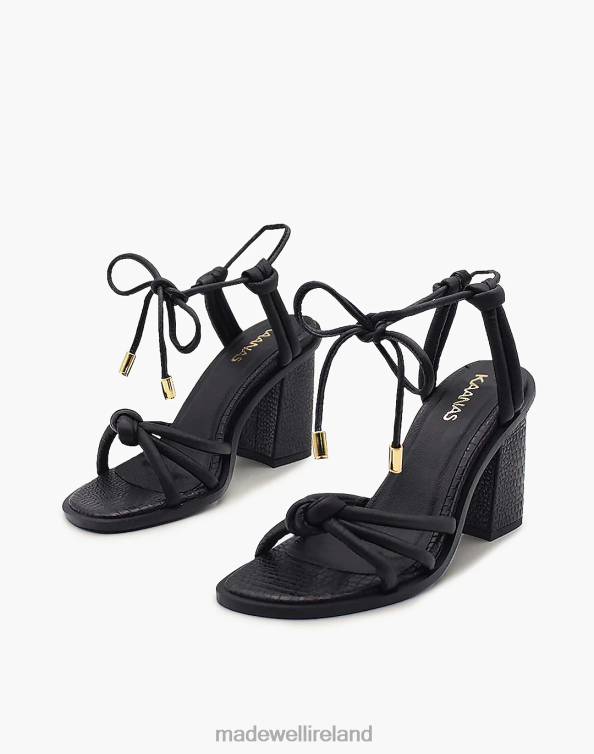 Footwear Black 6266T1716 Madewell KAANAS Estonia Strappy Ribbon Women