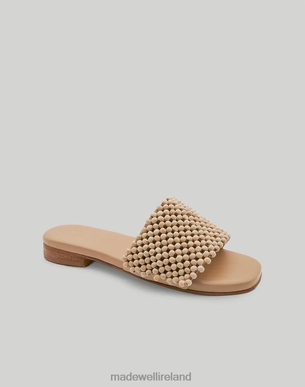 Footwear Black 6266T1718 Madewell KAANAS Aju Hand-Beaded Slide Sandal Women