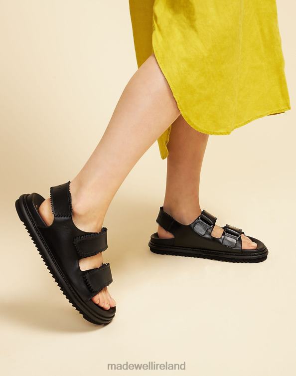 Footwear Black 6266T1841 Madewell Maguire Leather Tavira Sandals Women