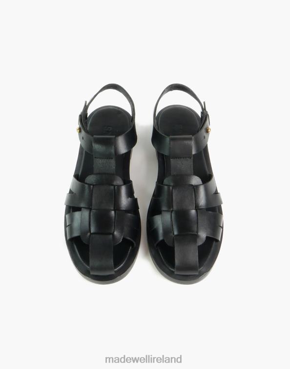 Footwear Black 6266T2197 Madewell SAJA Fisherman Sandals Women