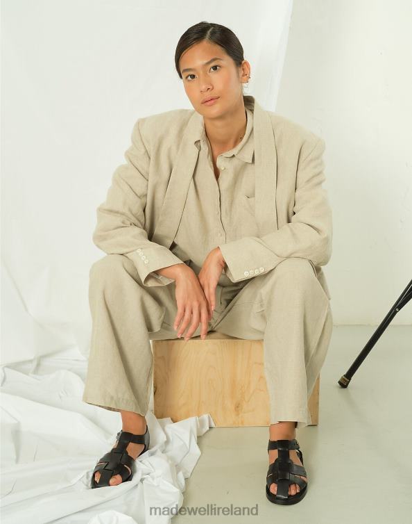 Footwear Black 6266T2197 Madewell SAJA Fisherman Sandals Women