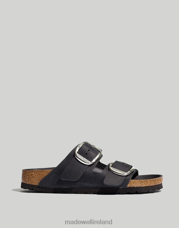 Footwear Black Oiled Leather 6266T1264 Madewell Birkenstock Big Buckle Arizona Sandals Women