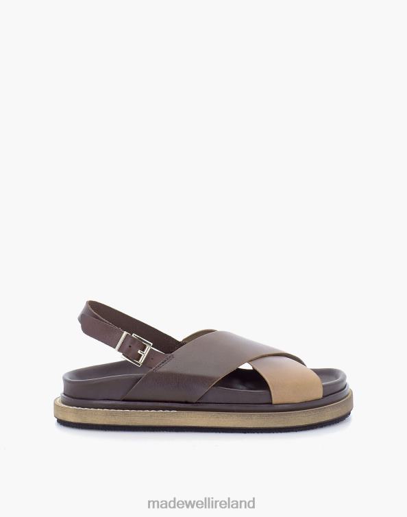 Footwear Brown 6266T2728 Madewell ALOHAS Leather Marshmallow Sandals Women