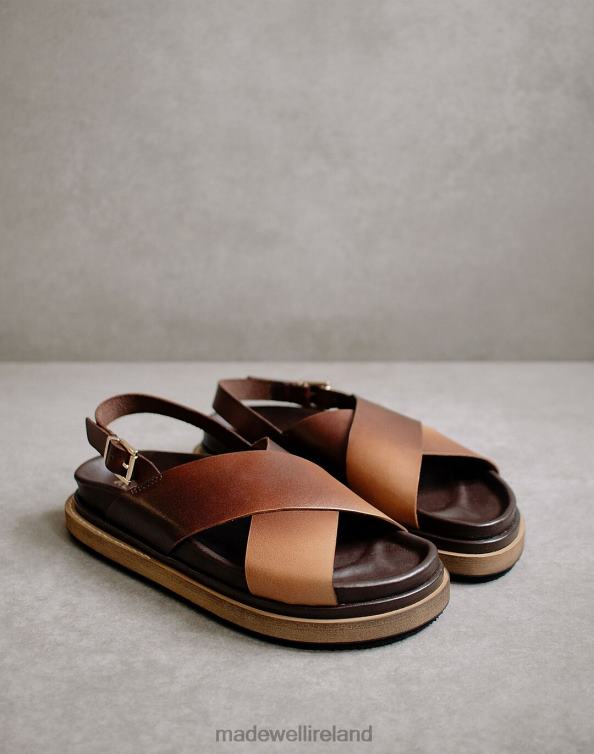 Footwear Brown 6266T2728 Madewell ALOHAS Leather Marshmallow Sandals Women