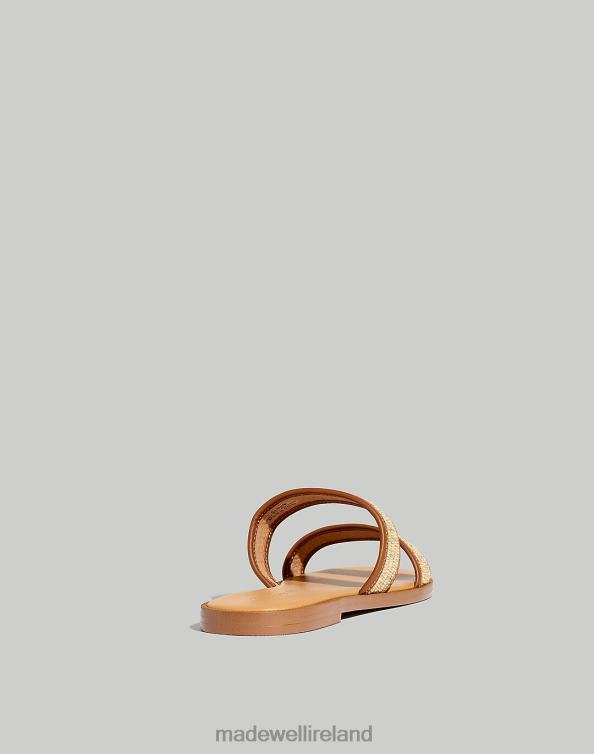 Footwear Desert Dune Multi 6266T2756 Madewell The Teagan Slide Sandal in Straw Women