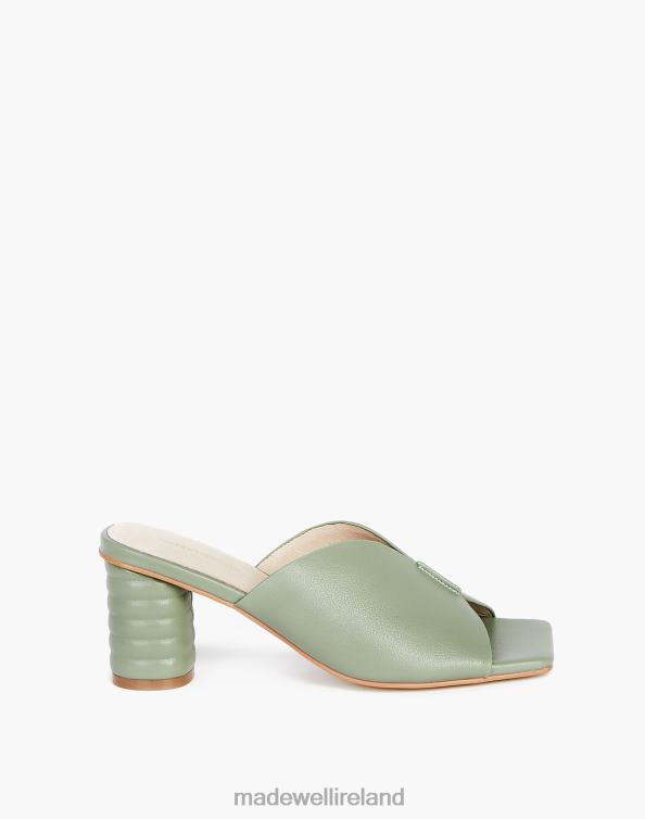 Footwear Light Green 6266T2737 Madewell Intentionally Blank Leather Kamika Mules Women
