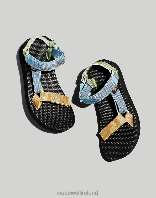 Footwear Metallic Blue Multi 6266T2328 Madewell Teva Midform Universal Platform Sandals Women