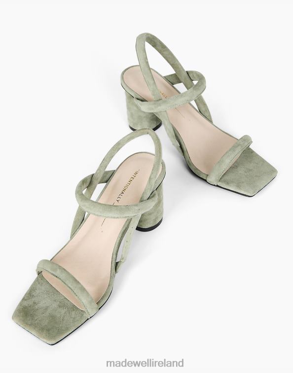 Footwear Sage 6266T1676 Madewell Intentionally Blank Suede Kifton Sandals Women
