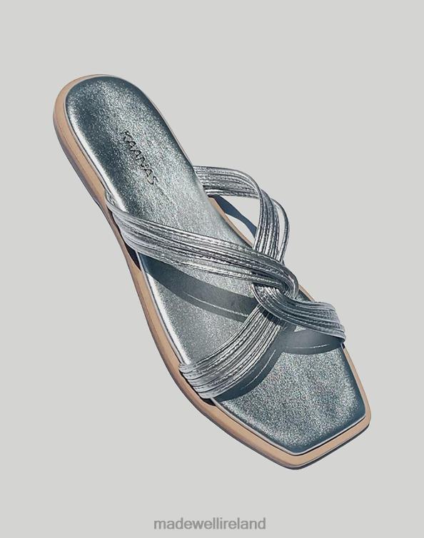 Footwear Silver 6266T1721 Madewell KAANAS Nasu Crossover Sandal Women