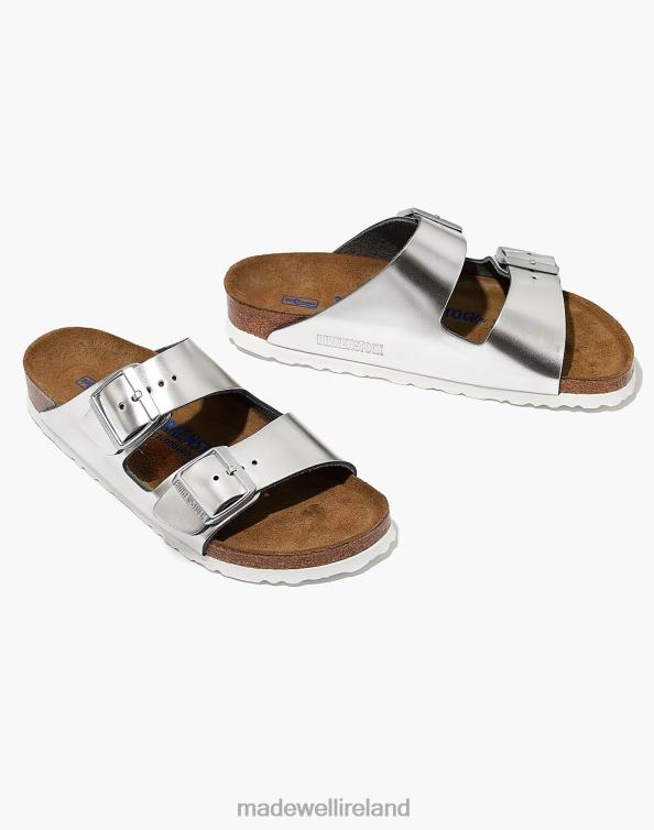 Footwear Silver 6266T2761 Madewell Birkenstock Arizona Sandals in Leather Women