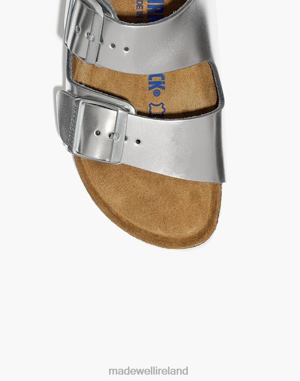 Footwear Silver 6266T2761 Madewell Birkenstock Arizona Sandals in Leather Women
