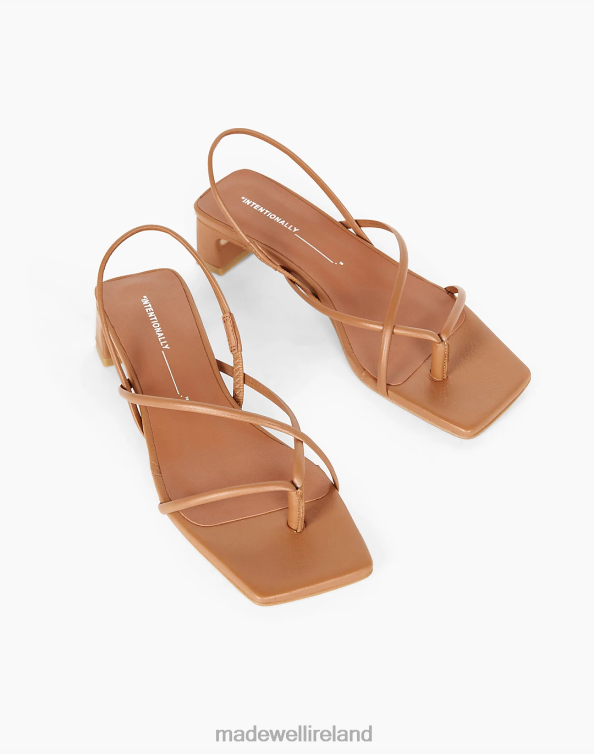Footwear Tan 6266T1671 Madewell Intentionally Blank Leather Freya Sandals Women