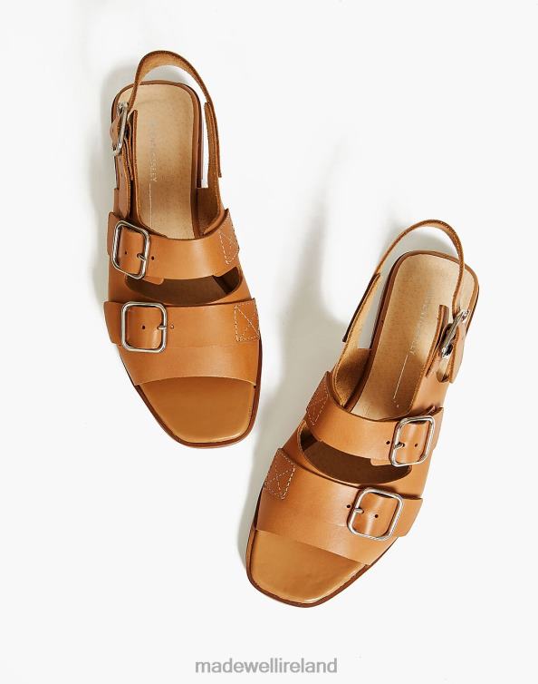 Footwear Tan 6266T2724 Madewell Intentionally Blank Leather Jiji Sandals Women