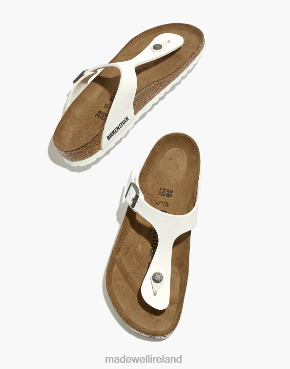 Footwear White 6266T2762 Madewell Birkenstock Gizeh Sandals in Birko-Flor Women
